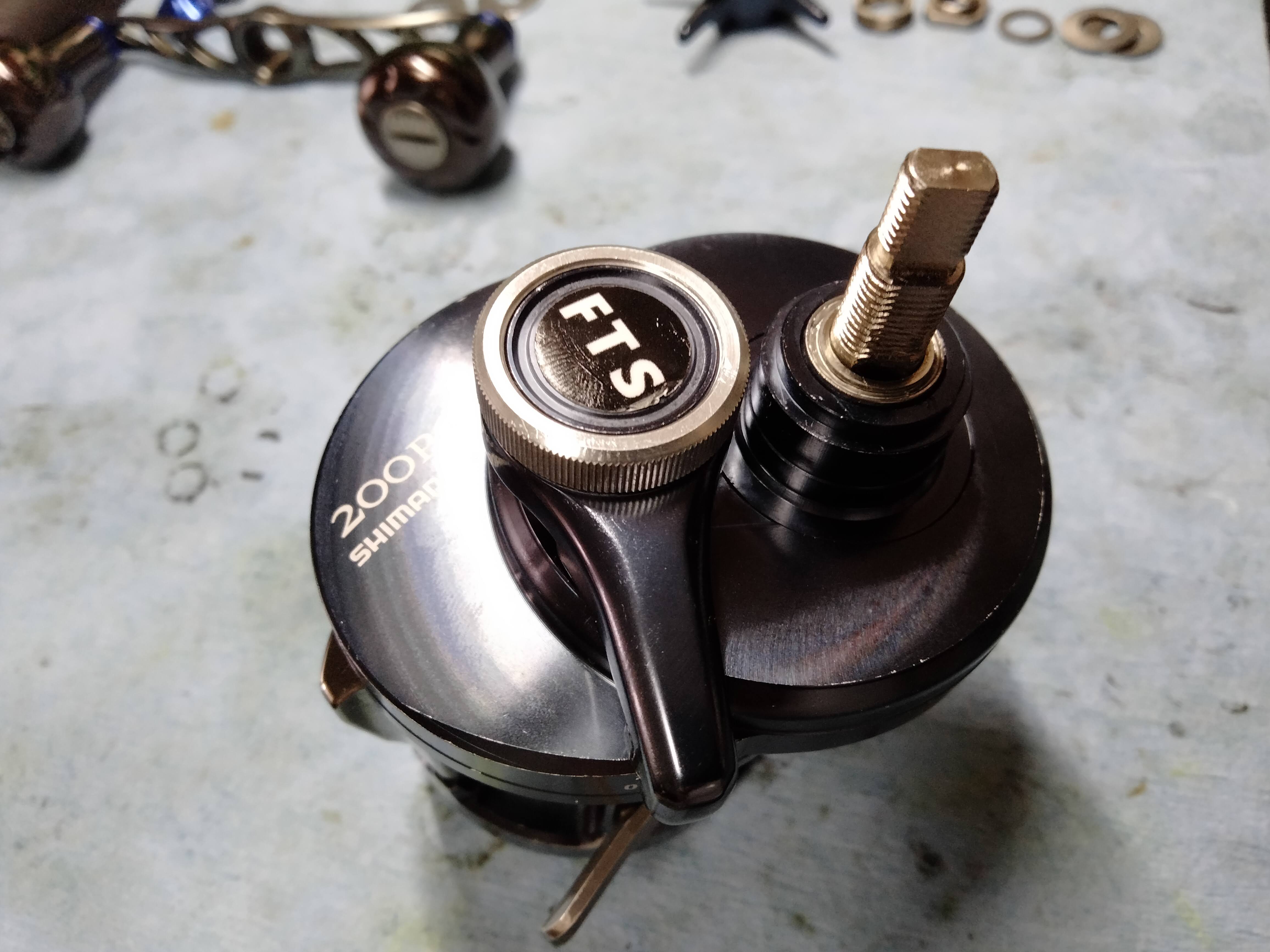 20オシアコンクエスト リミテッド200PG整備その② | reelmaintenance