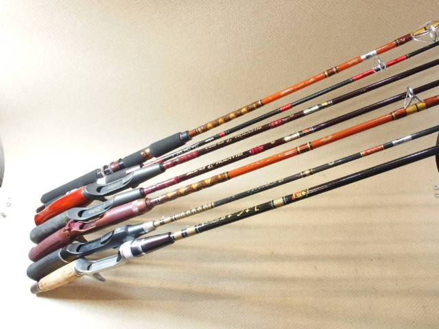 初代 ジェットキャスト など オールドダイワロッド 7本入りました
