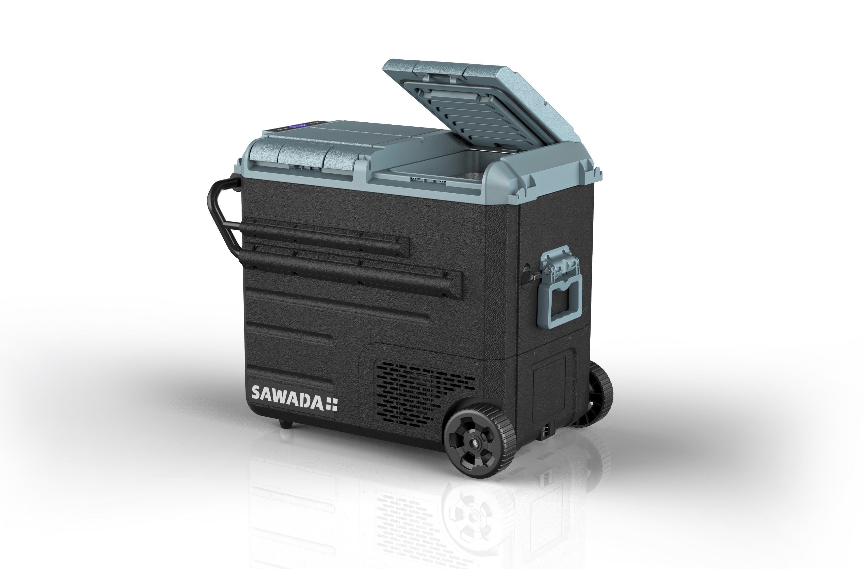 ドイツ社コンプレッサー搭載！ -20℃冷却 2層式ポータブル冷蔵冷凍庫