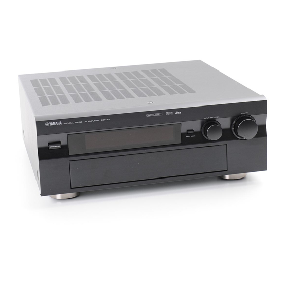 YAMAHA DSP-A2 OWNER'S MANUAL Pdf Download | ManualsLib