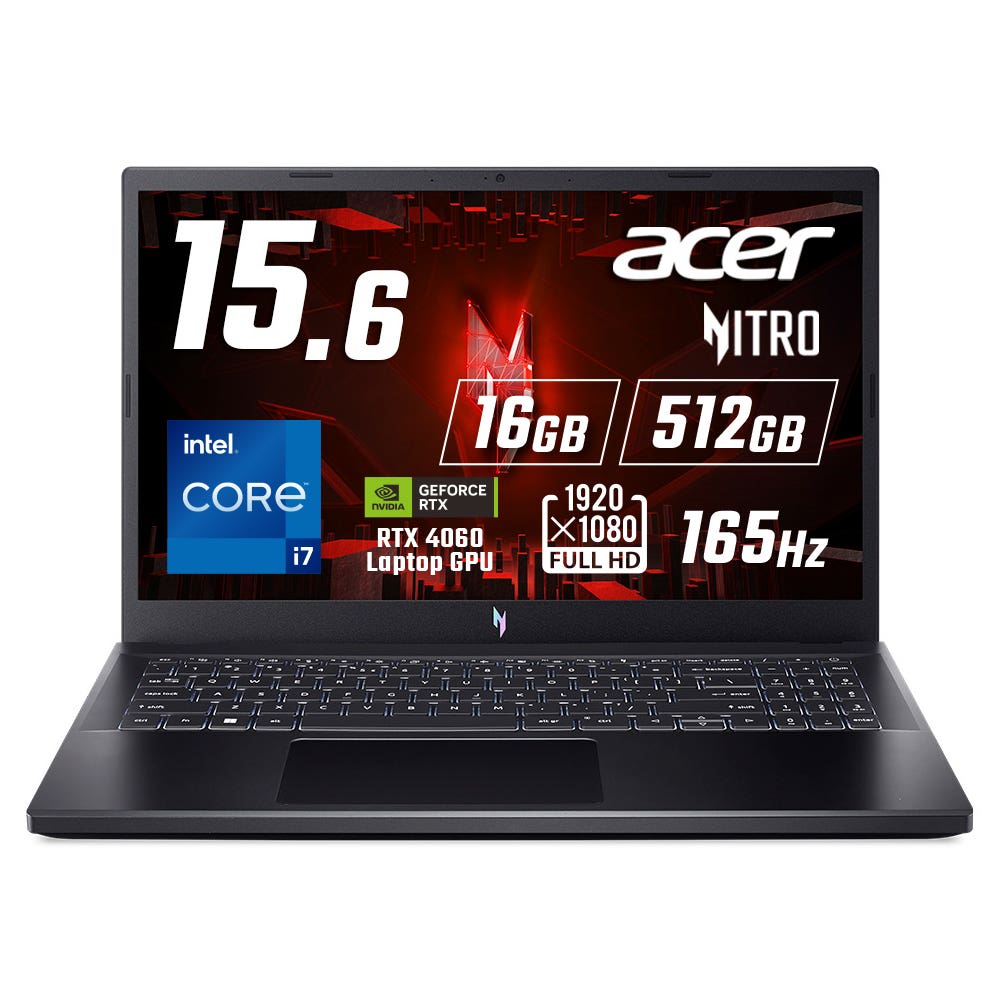 Acer Nitro V 15 ゲーミングノートパソコン GeForce RTX™ 4060 15.6