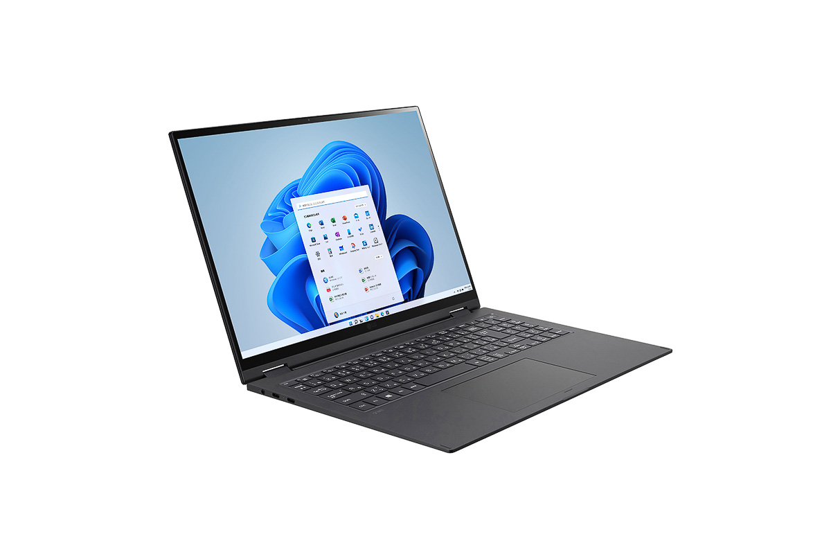 大画面16インチで2in1で約1480gってイエナカノートPCにピッタリ