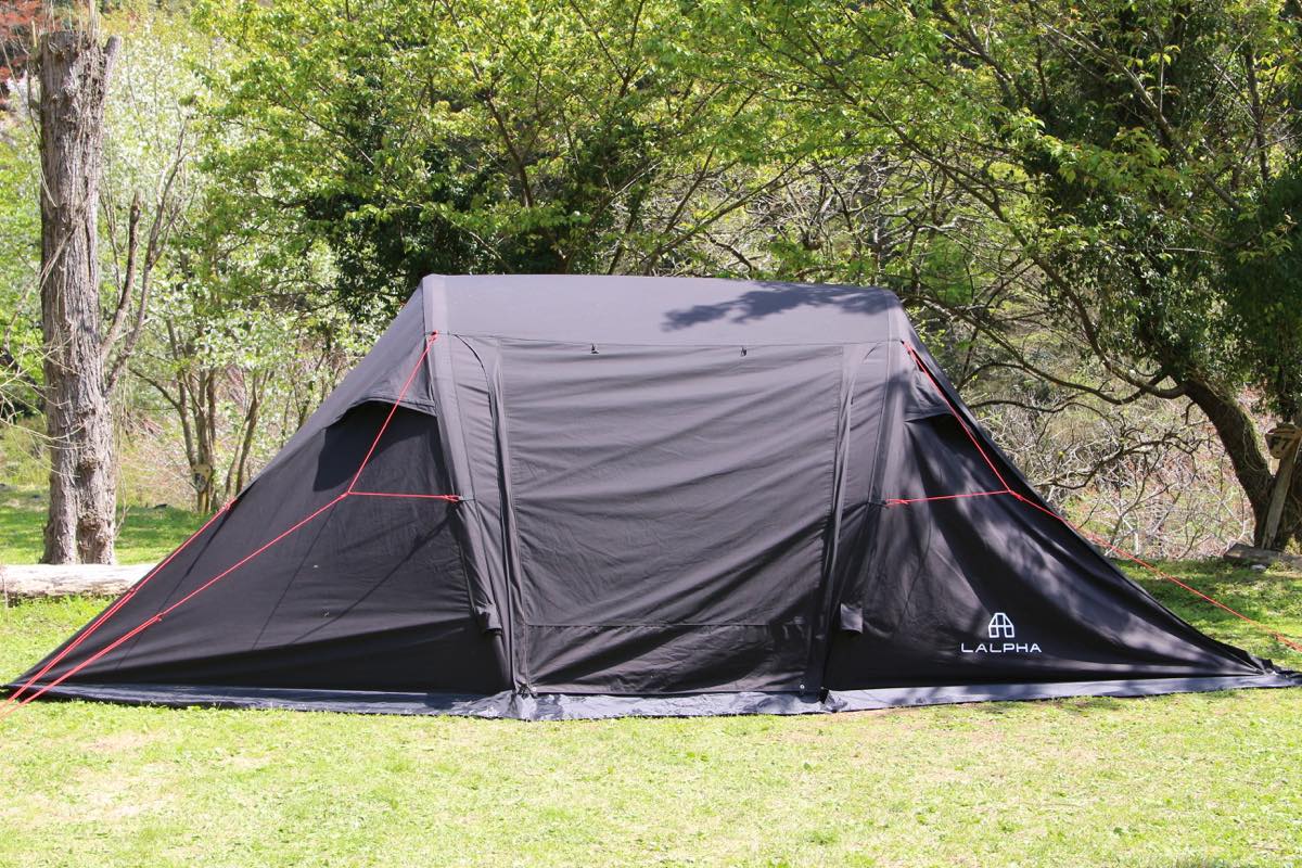 TCテントは重くてたてにくい？「ジオAIR TC BK」なら重くたって苦に