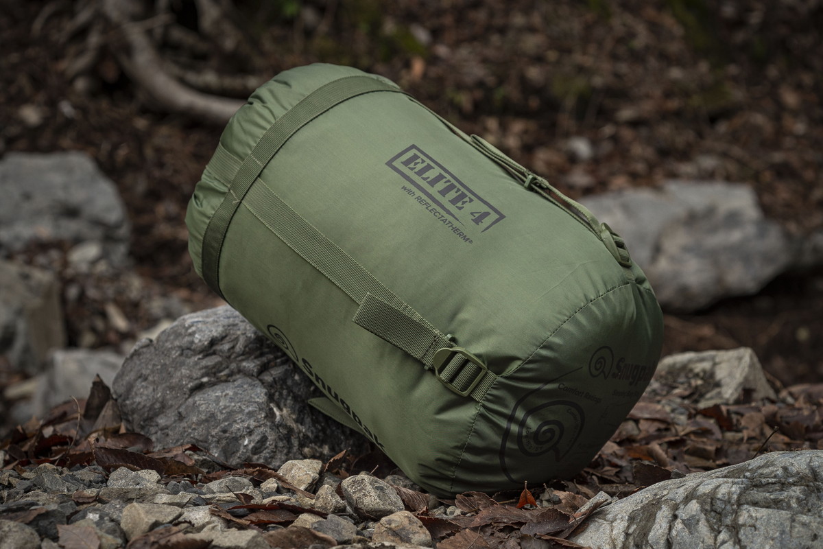ミリタリー感満点のSnugpak「SOFTIE ELITE 4」で冬キャンプでも暖か