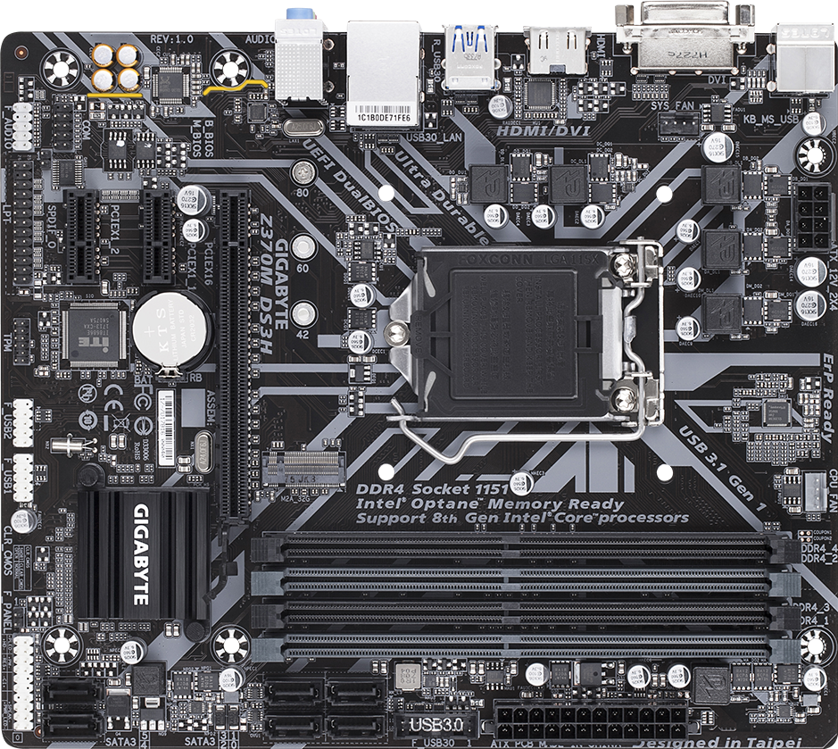 Z370M DS3H (Rev. 1.0) - GIGABYTE Japan