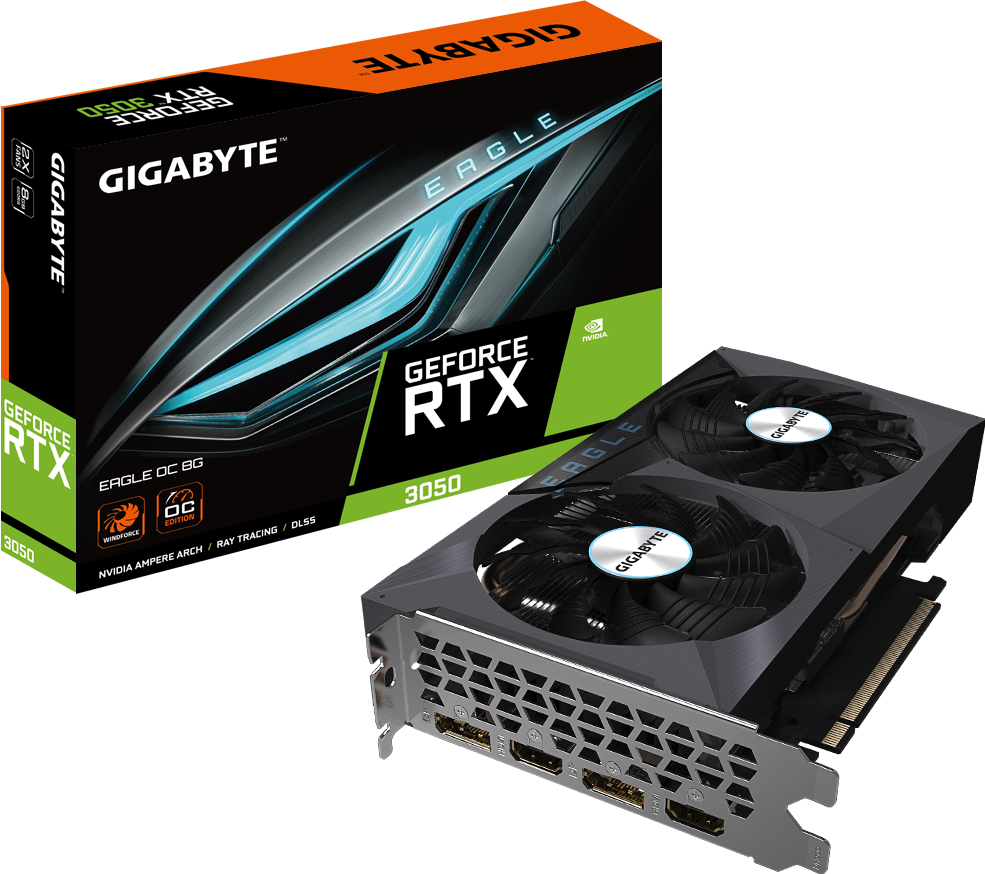 GeForce RTX™ 3050 EAGLE OC 8G - GIGABYTE Global