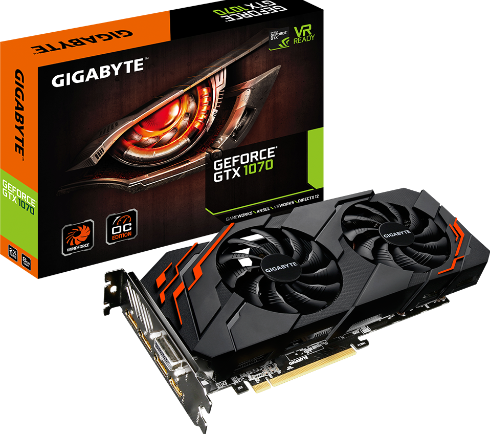 GeForce® GTX 1070 WINDFORCE OC 8G (Rev. 2.0) - GIGABYTE Japan