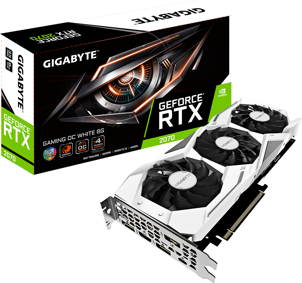 GeForce RTX™ 2070 GAMING OC WHITE 8G - GIGABYTE Global