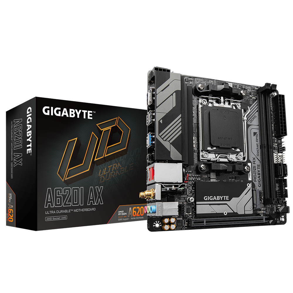 GIGABYTE A620I AX Mini-ITX マザーボード発売 | ニュース - GIGABYTE