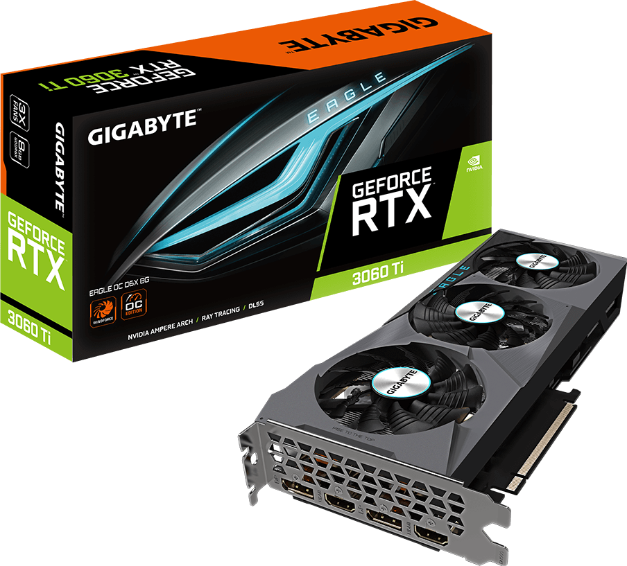 GeForce RTX™ 3060 Ti EAGLE OC D6X 8G - GIGABYTE Japan