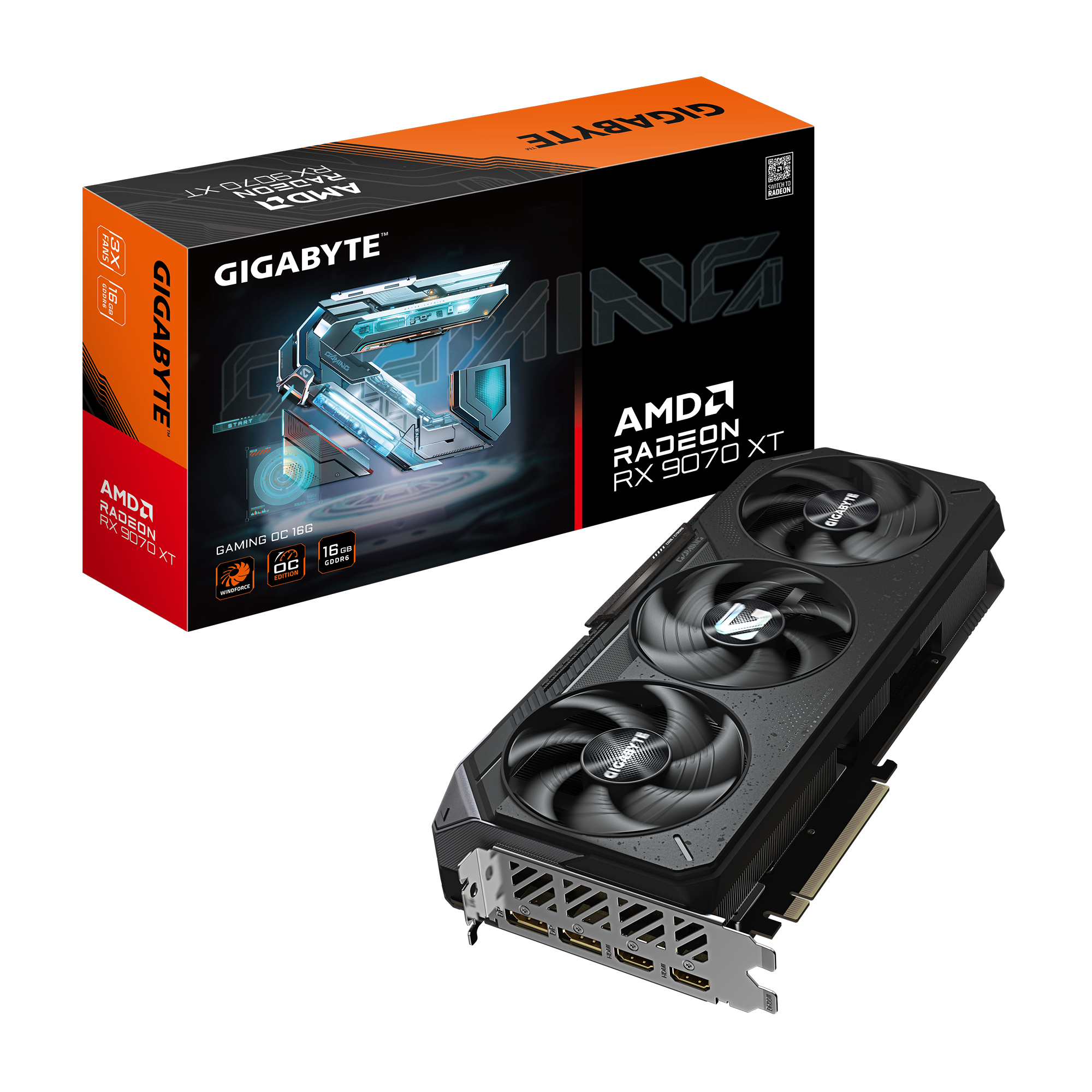 Radeon™ RX 9070 XT GAMING OC 16G - GIGABYTE U.S.A.