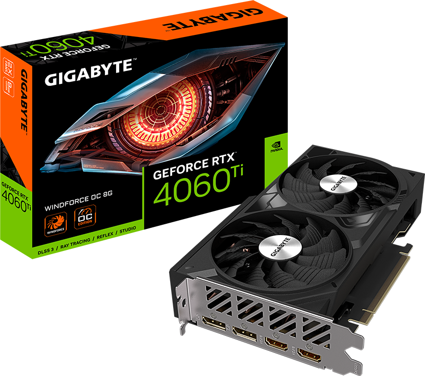 GeForce RTX™ 4060 Ti WINDFORCE OC 8G - GIGABYTE Global