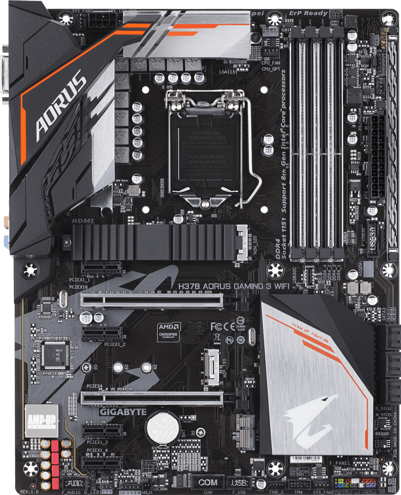 H370 AORUS GAMING 3 WIFI (Rev. 1.0) - GIGABYTE Global