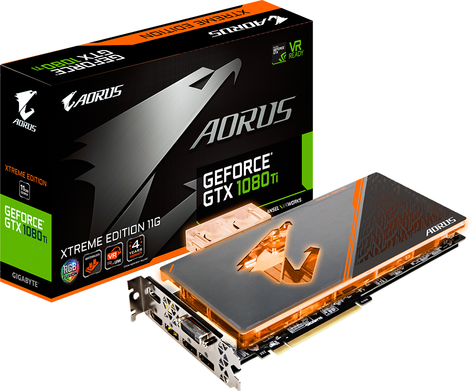 AORUS GeForce® GTX 1080 Ti Waterforce WB Xtreme Edition 11G