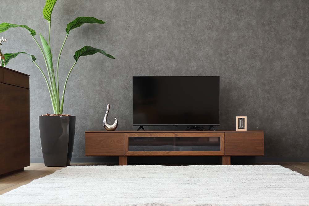 PLAIN TVボード 脚 | 【公式】飛騨の家具『株式会社シラカワ』