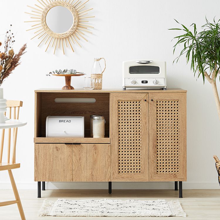 ラタン調キッチンカウンター[幅120] | 【公式】LOWYA(ロウヤ) 家具