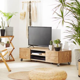 木製テレビ台(幅120cm) 収納付き ヴィンテージ調 | 【公式】LOWYA