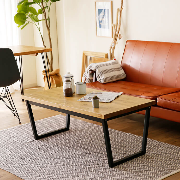 ローテブル(ライトブラウン)天然木使用 | 【公式】LOWYA(ロウヤ) 家具