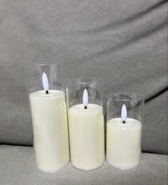 LEDキャンドル3サイズセット 結婚式 ウェルカムスペース - メルカリ