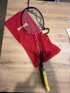 ウィルソン バドミントンラケット 黒/ピンク - メルカリ