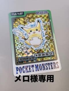 メロ様専用！カードダス: ピカチュウ FILE No.025[ホログラム] - メルカリ