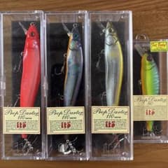 ☆新品☆オールド☆メガバス プロップダーター 4個 ヴァイパーレッド