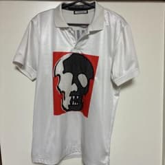 MARK & LONA スカル ポロシャツ ホワイト 半袖 ゴルフウェア - メルカリ