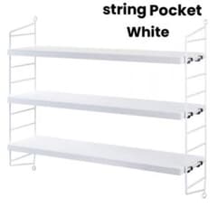 美品】string pocket White W60×D15×H50 - メルカリ