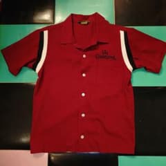 テンダーロイン 刺繍ボウリングシャツ バーガンディXS - メルカリ