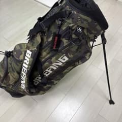 ブリーフィング CR-4 スタンドキャディバック ウッドランドカモ 廃盤品