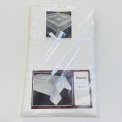 ダマスク テーブルクロス ホワイト 大判 希少品 - メルカリ