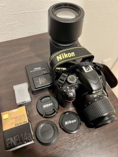 美品✨スポーツ観戦におすすめ✨Nikon D3200✨ダブルレンズ✨ニコン