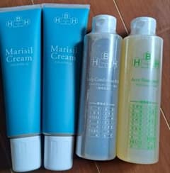 リーブ21マリシルクリーム、シャンプーコンディショナーBXセット売り