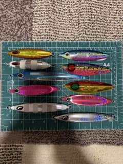 廃盤スロージグ10個shimano beat daiwa hayabusa等 - メルカリ