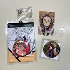 ヒロアカ特製ホルダー コレクション ホークス アクスタ 缶バッチ