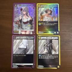 ユニオンアリーナ NIKKE プレシャスブースターパック 紅蓮 PcSR 他3枚