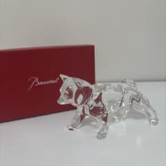 Baccarat クリスタルガラス 犬 秋田犬 置物 干支シリーズ - メルカリ