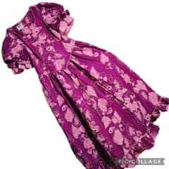 ダンスドレス】HAWAII I.D. フラダンスドレス赤紫【ロングワンピース