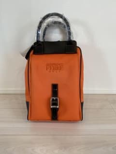 激レア】ミズノ ジャンフランコフェレ コラボ オレンジ シューズバッグ