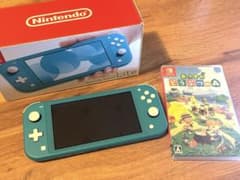 Nintendo Switch Lite ターコイズ + あつまれどうぶつの森 - メルカリ