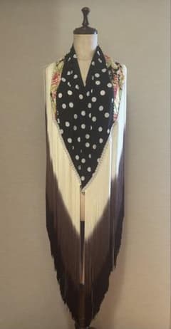 値下げ！茶系ロンググラデーションフレコ フラメンコ 衣装シージョ