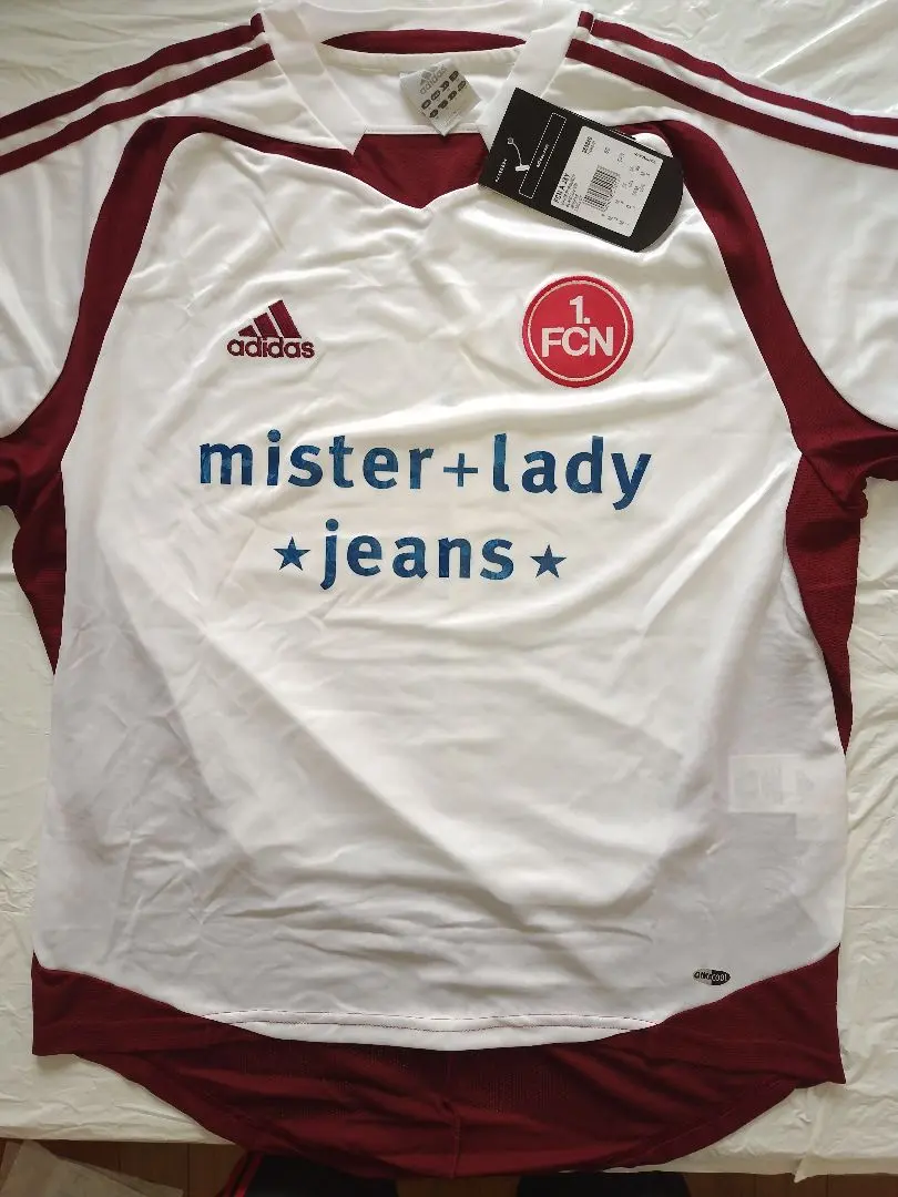 西ドイツ製 アディダス 90/91（H）ニュルンベルク 長袖 ユニフォーム M