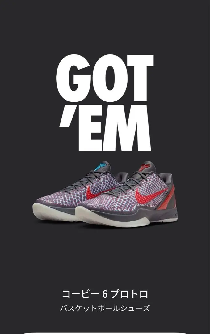 2026年最新】kobe6 28.5の人気アイテム - メルカリ