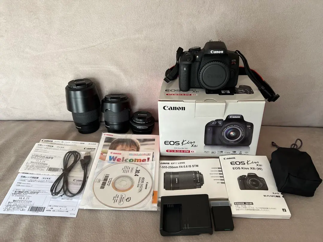 2026年最新】canon eos kiss x8i ダブル ズーム キット 中古の人気