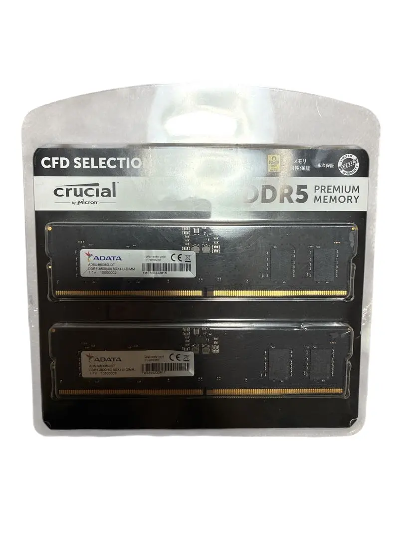 2026年最新】ADATA デスクトップPC用メモリ PC5-38400 (DDR5-4800)対応