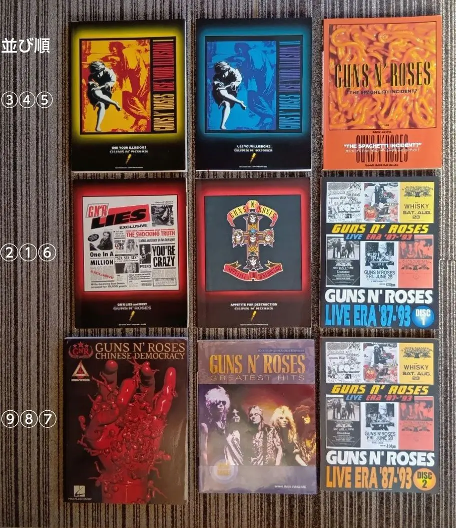 2026年最新】guns n' roses バンドスコアの人気アイテム - メルカリ