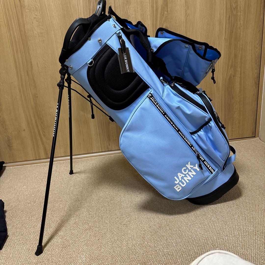 JACK BUNNY ライトブルー キャディバッグ - メルカリ