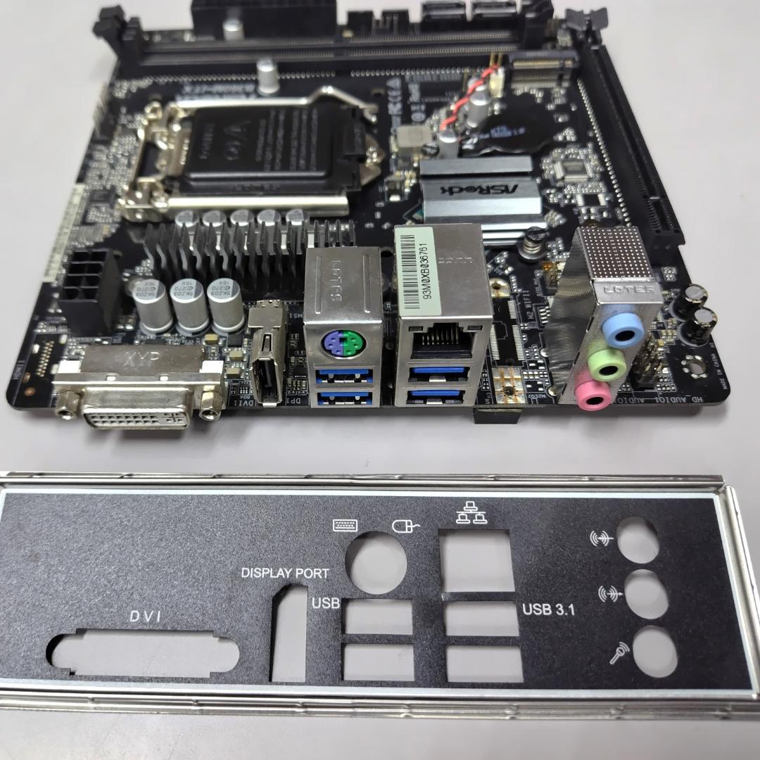 マザーボード ASRock B360M-ITX LGA1151 8／9世代 ⑰ - メルカリ