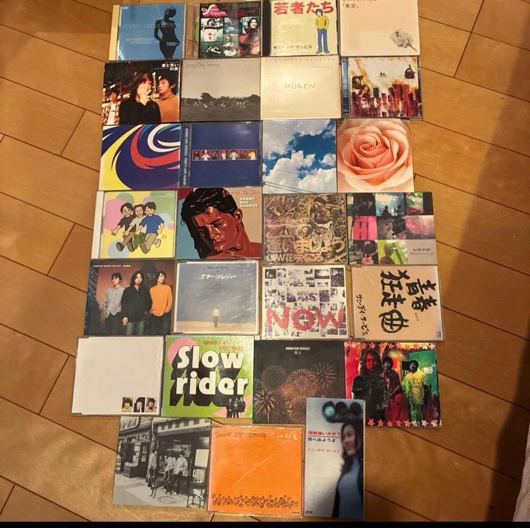 サニーデイサービス CDまとめ売り セット サニーデイ・サービス / クリアファイル2枚組セット（ステッカー付