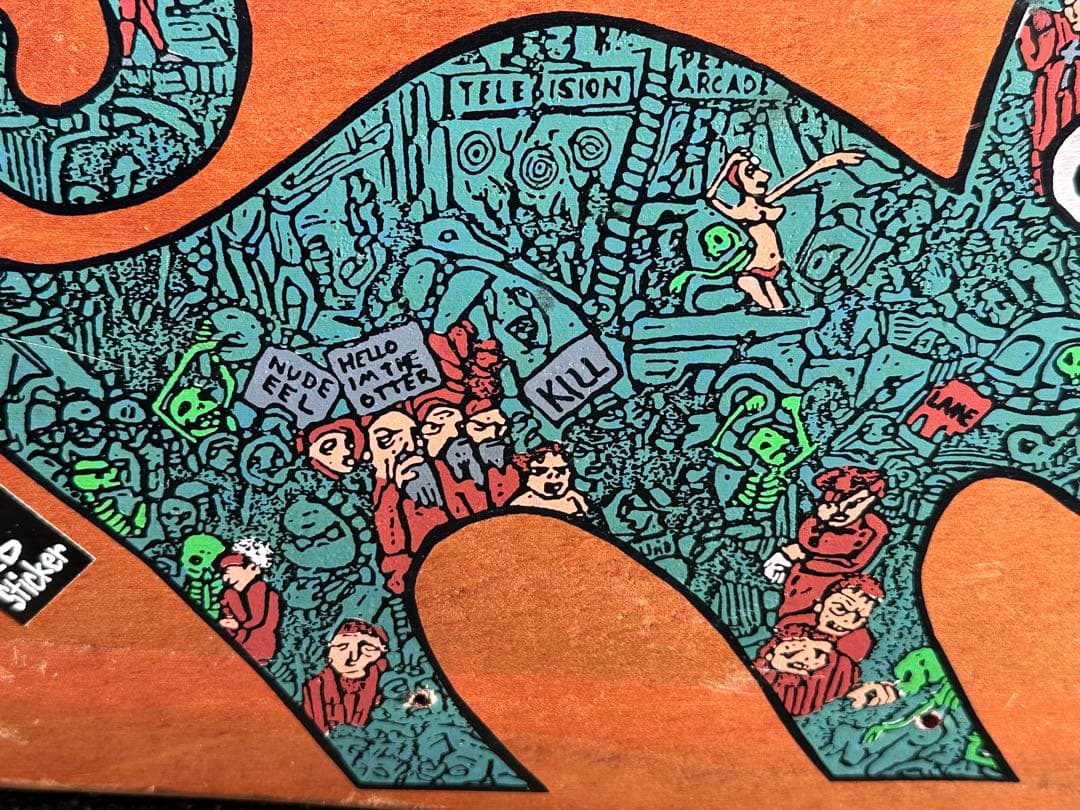 New Deal エド・テンプルトン 1990スケートボードデッキ CATモデル